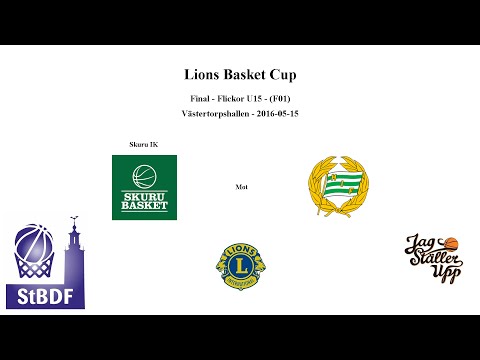 Skuru Basket (F01) mot Hammarby Basket - LIONS FINAL - 2016-05-15