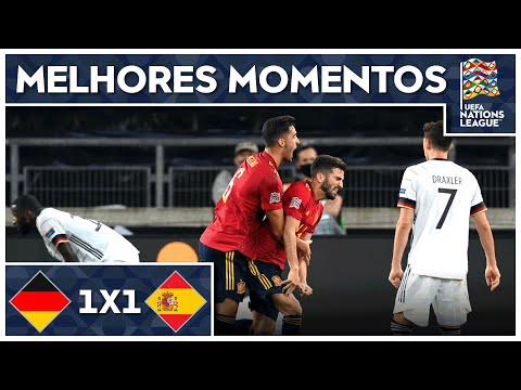Gols e lances de Alemanha x Espanha