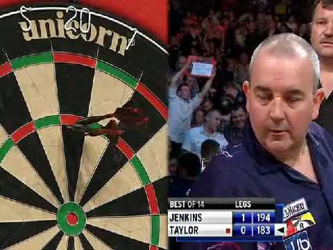Phil Taylor vs Terry Jenkins - Week 13 - 2010 Premier League - Part 1/5