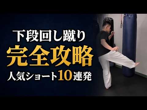下段回し蹴り 完全攻略！人気ショート10連発【総集編】