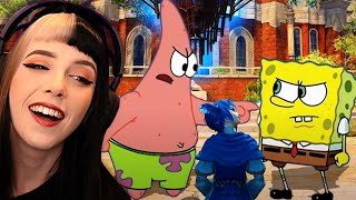 HILARIOUS! Spongebob and Patrick do FFXIV's MSQ by Capocollo Reaction
