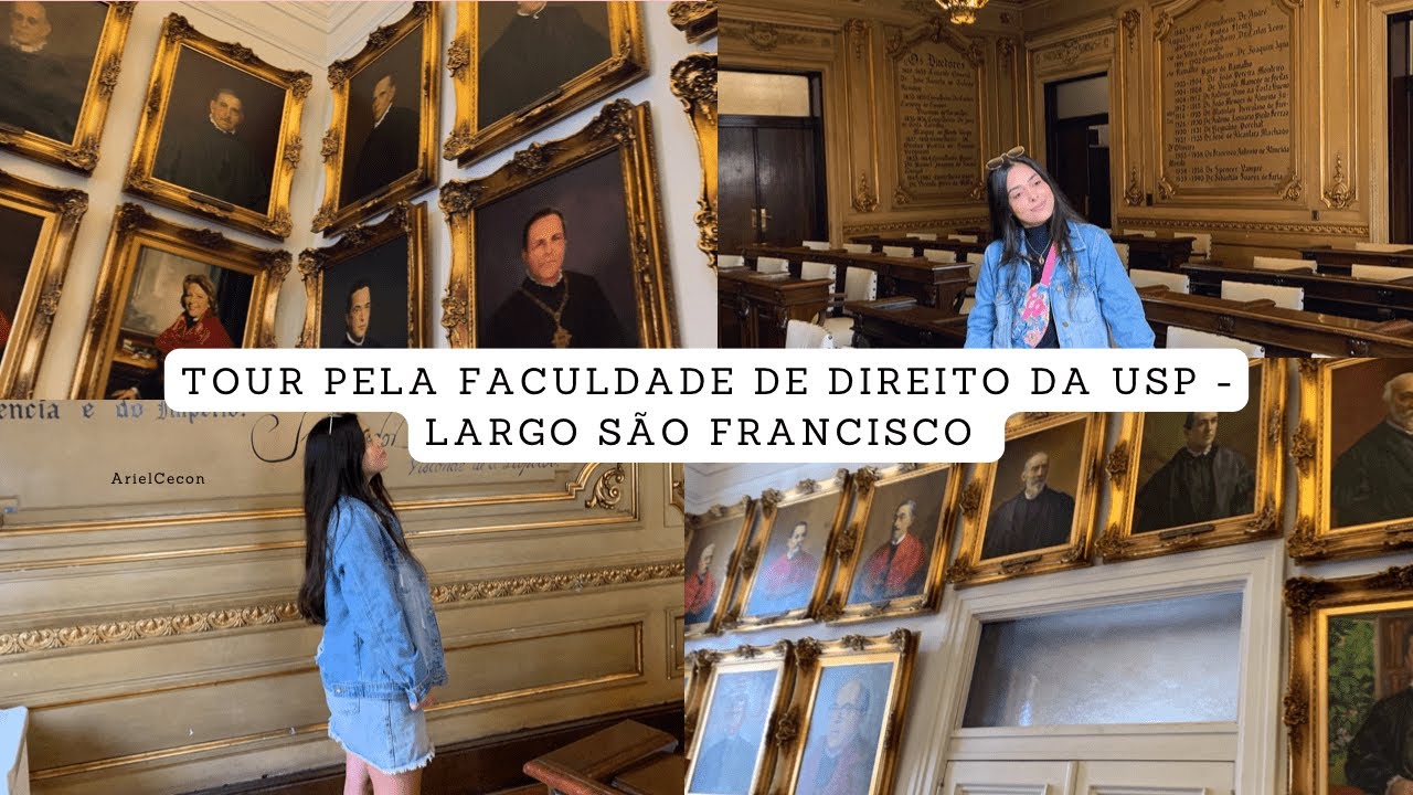 Tour pela faculdade de direito da usp | visitando meu irmão
