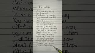 Download lagu james arthur impossible lyrics #impossible #song mp3