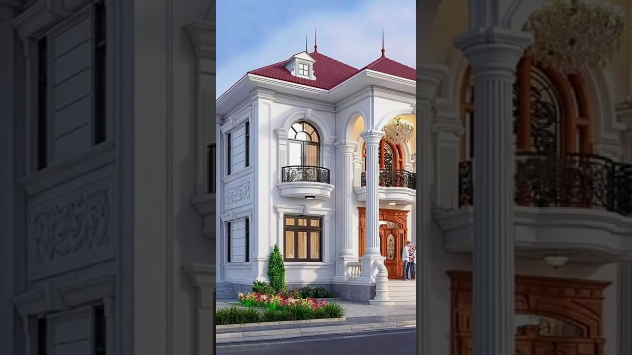 #Short : Classic House Design Exterior | Classic Concept House Design 🏡 | SLDesignArch*