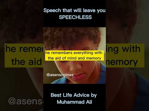 Speech that will leave you Speechless - Muhammad Ali's Best Life Advice #muhammadali #motivation