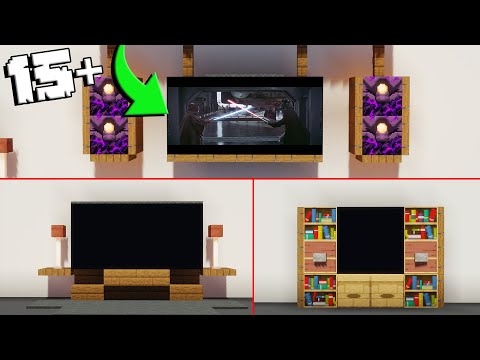 Minecraft: Tv Build Hacks and Ideas!