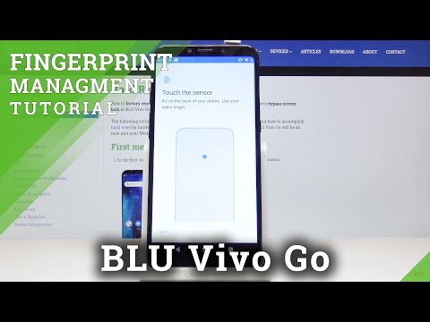 How to Set Up Fingerprint in BLU Vivo Go - Add Fingerprint