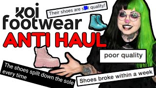 My Shoes Snapped In Half *KOI FOOTWEAR ANTI HAUL* 