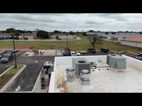 🚁 Aerial View of G1 Air’s Commercial HVAC Work at Wendy’s | San Antonio, TX