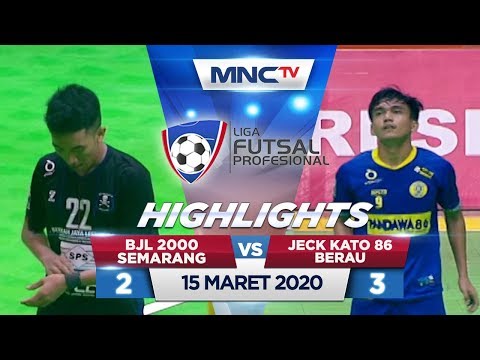 BJL 2000 SEMARANG VS JECK KATO 86 BERAU (FT: 2-3) - Highlights Liga Futsal Profesional 2020