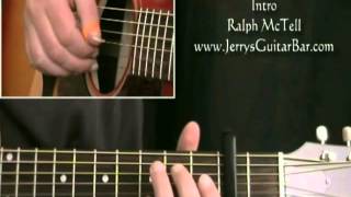 How To Play Ralph McTell Eight Frames a Second (intro only)