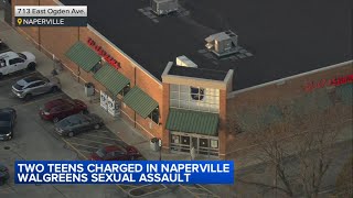 2 teen boys charged after violent sexual assault recorded in Naperville Walgreens bathroom: police