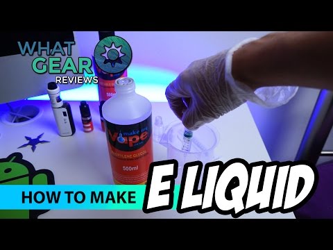 Part of a video titled How to make Vape Juice - Beginners guide - YouTube