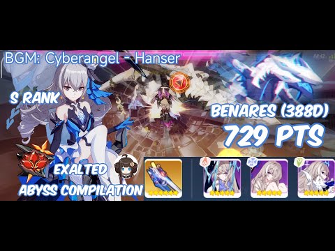 HI3 SEA - [Abyss EX] Red Lotus (388D): Benares (Ice) 729 Pts - HOR(S3) AE(S1) HB Fuxi 2*