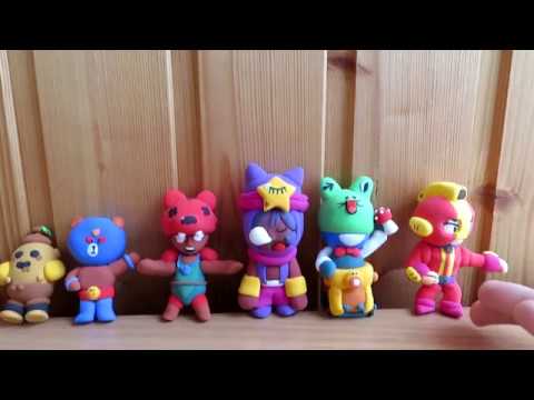 ВСЕ МОИ ФИГУРКИ ИЗ ПЛАСТИЛИНА ПО БРАВЛ СТАРС!!!