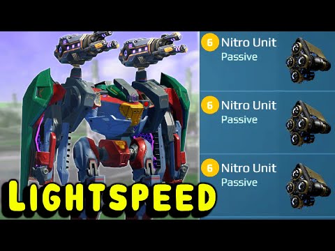 The FASTEST in War Robots! 3x NITRO Unit SERAPH Gameplay WR