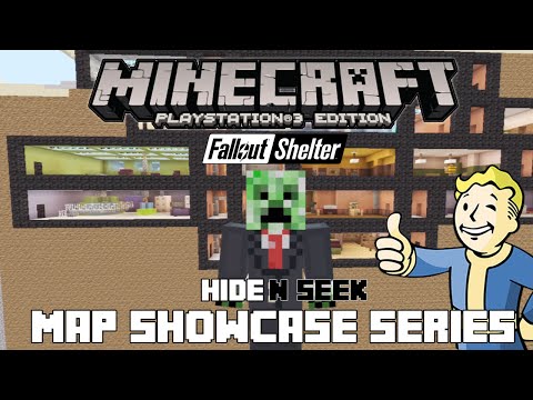PS3/PS4 Minecraft Map Showcase: Episode 86 Fallout Shelter Hide N Seek
