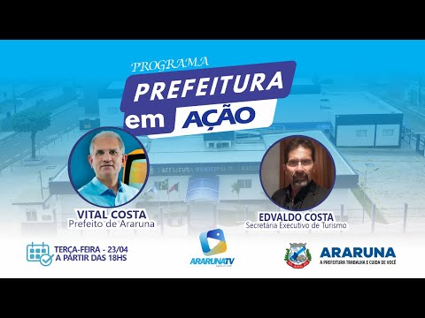 Prefeitura de Araruna em Ação | Prefeito Vital Costa e Secretário de Turismo, Edvaldo Costa