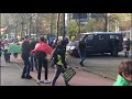 Honderden Koerden demonstreren in centrum Rotterdam tegen Turkse invasie in Syrië