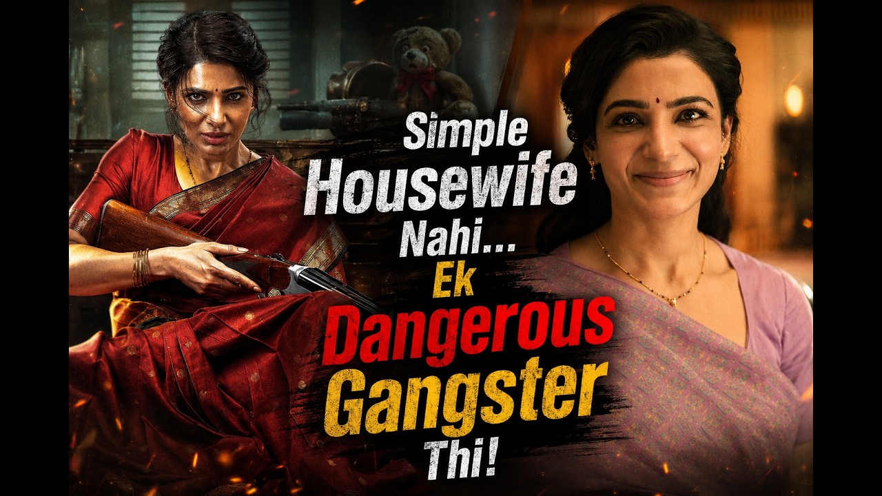  Samantha Housewife Nahi.Ek Dangerous Gangster!  #movierecap #movieexplainedinhindi  #youtube 