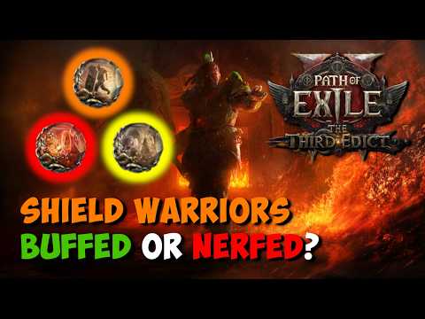 Will Shield Warriors Be STRONG in The Third Edict? | Path of Exile 2 Warrior Builds | Patch 0.3