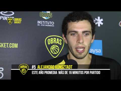 Alejandro Konsztadt post Obras Basket-Boca Juniors (20-1-2014)