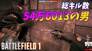 総キル数54万6013のBF1一筋の男はネタ武器をも使いこなす真のガチ勢だった…！【観戦モード】