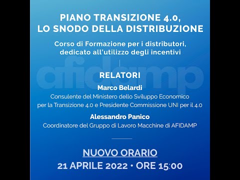 , title : 'Piano Transizione 4.0: lo snodo della distribuzione'