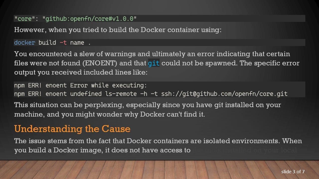 Resolving NPM Install Issues from GitHub in Docker Containers
