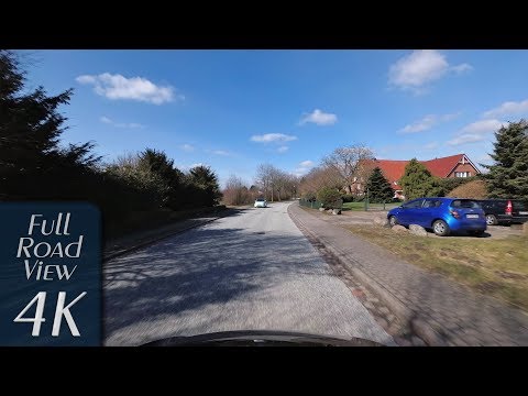Schleswig-Holstein, Germany: Ammersbek, Bünningstedt, Dorfstraße, L225 - 4K (UHD/2160p/60p)