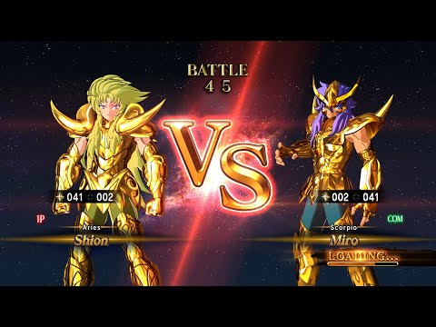 Shion (Aries Gold Cloth) vs Miro (Scorpio Gold Cloth) - Saint Seiya: Soldiers' Soul
