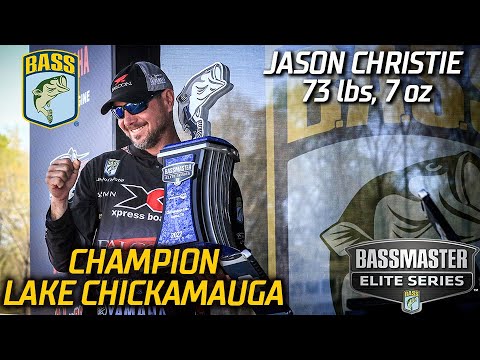 Jason Christie wins 2022 Bassmaster Elite at Lake Chickamauga with 73 pounds, 7 ounces