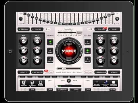 Echo Pad + Voice Synth with Inter-App Audio