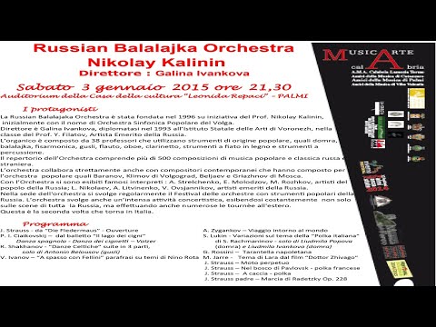 Russian Balalajka Orchestra   Nikolay Kalinin   Direttore : Galina Ivankova