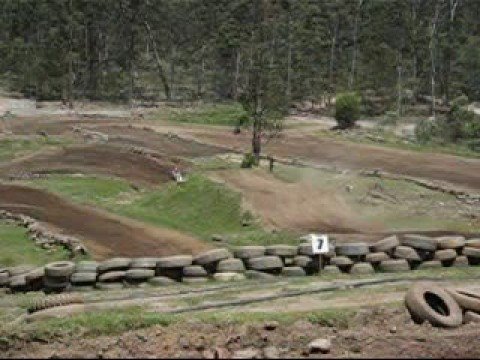 Robbie Murchison racing 65cc B grade motocross at Stanmore Park