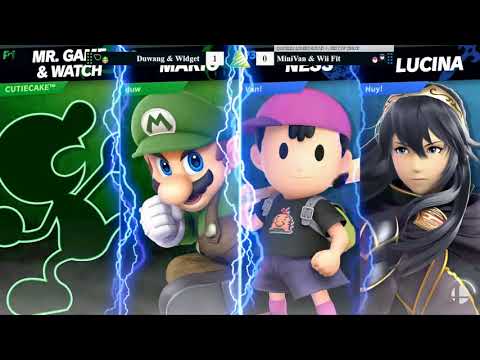 Ascension VI SSBU Doubles LR3 - Duwang & Widget (Green) vs MiniVan & Wii Fit (Blue)