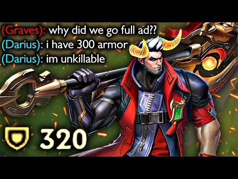 FULL ARMOR DARIUS IS UNKILLABLE (ENEMY TEAM WENT FULL AD)