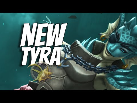 NEW TYRA SKIN AND *past* NERFS! Paladins "Tyra" Gameplay
