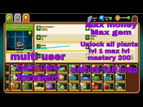 Plants vs Zombies 2 mod everlasting save game data 9.4.1