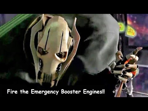 General Grievous Coruscant Battle - Star Wars III Revenge of the Sith [Closed Captioned]