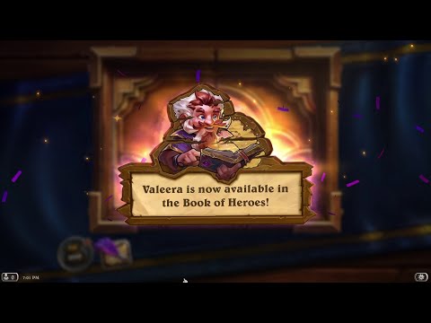 Book of Heroes Valeera vs Rehgar Earthfury | Hearthstone Book of Heroes