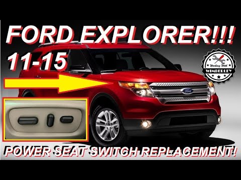 2011-2015 Ford Power Seat Switch Replacement & How to Replace Broken Buttons XLT XLS Limited