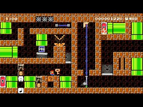 Gravity Swap Puzzle by PuzzleKing ~ SUPER MARIO MAKER ~ NO COMMENTARY 1bd