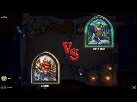 Book of Mercenaries Tavish vs Drek'Thar | Hearthstone Book of Mercenaries