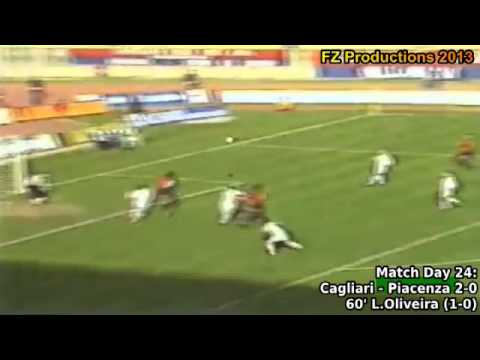 Serie A 1993-1994, day 24 Cagliari - Piacenza 2-0 (L.Oliveira goal) 