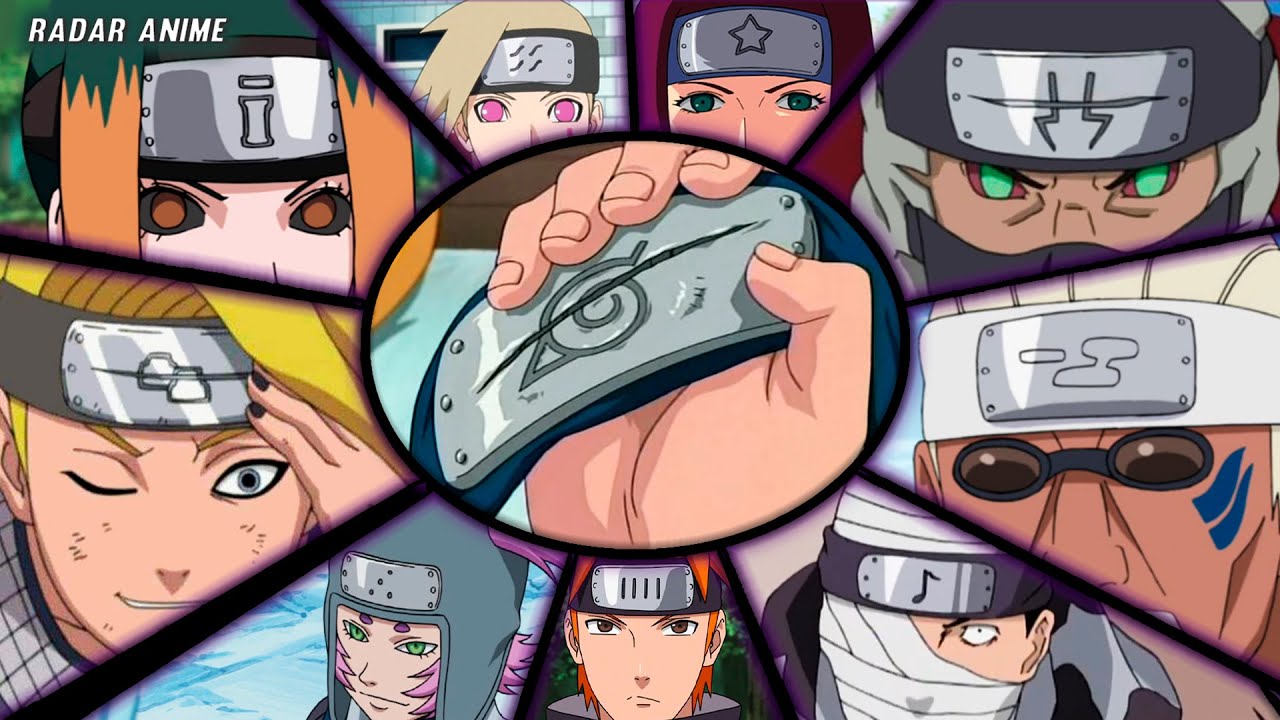 TODAS AS VILAS NINJAS E PAISES DE NARUTO