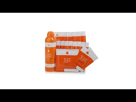 TanTowel 17pc Sunless Tanning Kit with Bronzing Mist