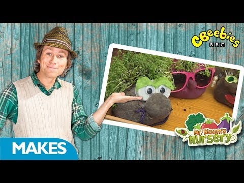 CBeebies: Mr Bloom's Nursery - Make a Cress Head
