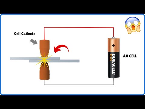 Making Spot Welding Machine Using AA Cell at Home Experiment