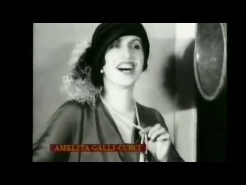 [RARE FOOTAGE] Amelita Galli-Curci - Lo Here The Gentle Lark • 1919 film